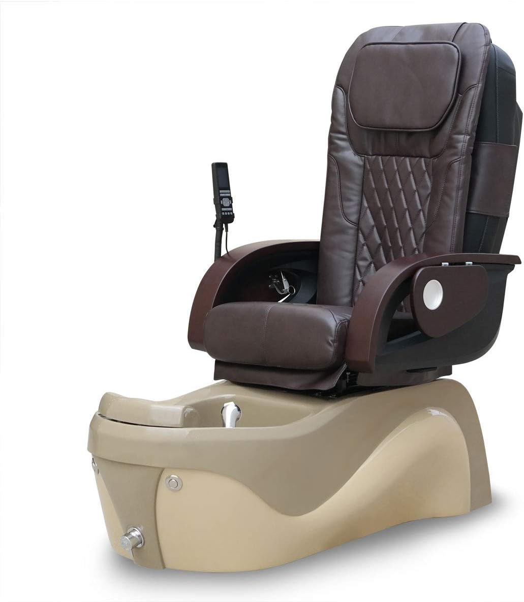 Java Pipeless Spa Pedicure Chair - Magnetic Jet - Robotic Massage (Espresso)