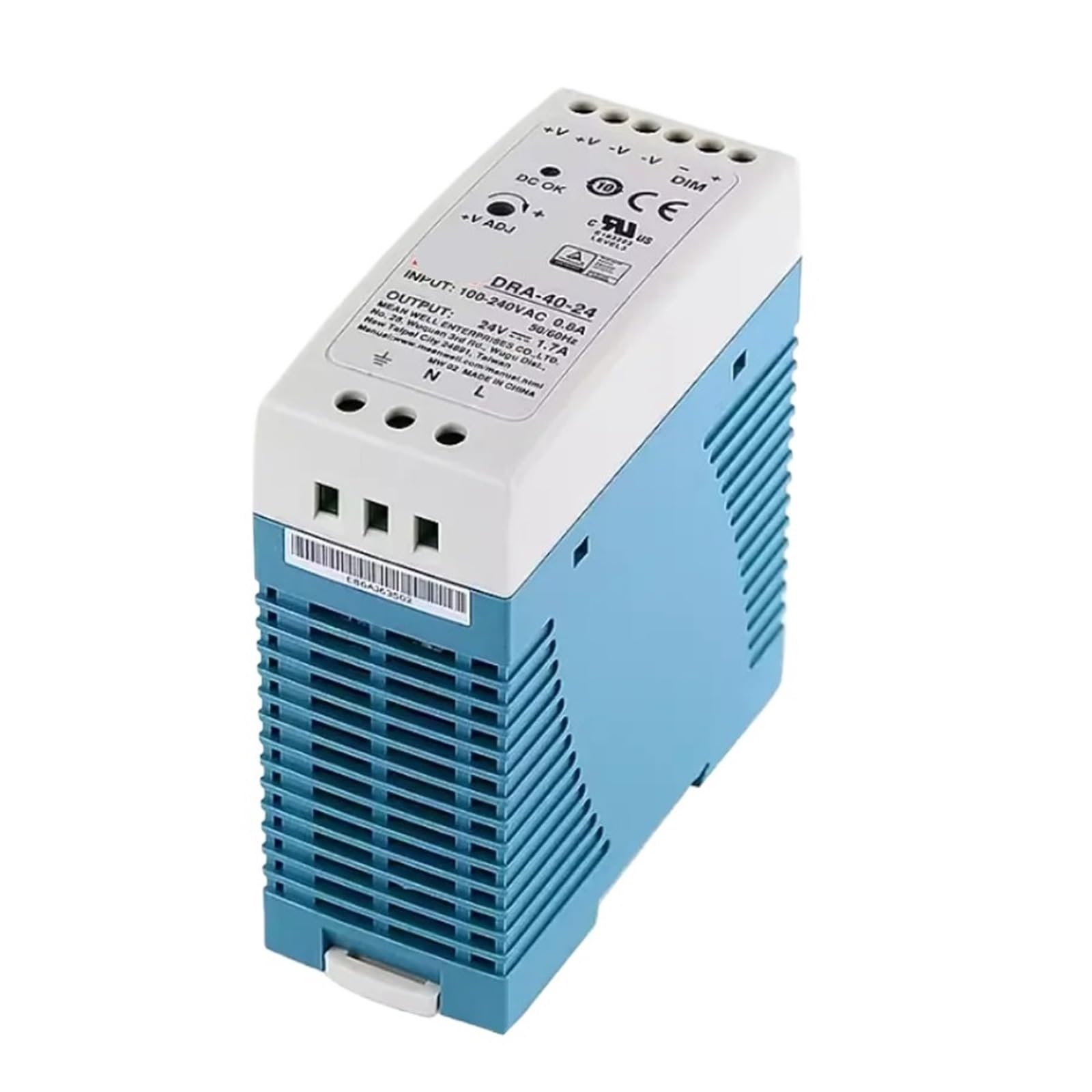 Alimentation à découpage DRA-40-12 Mean Well 40W pour rail DIN