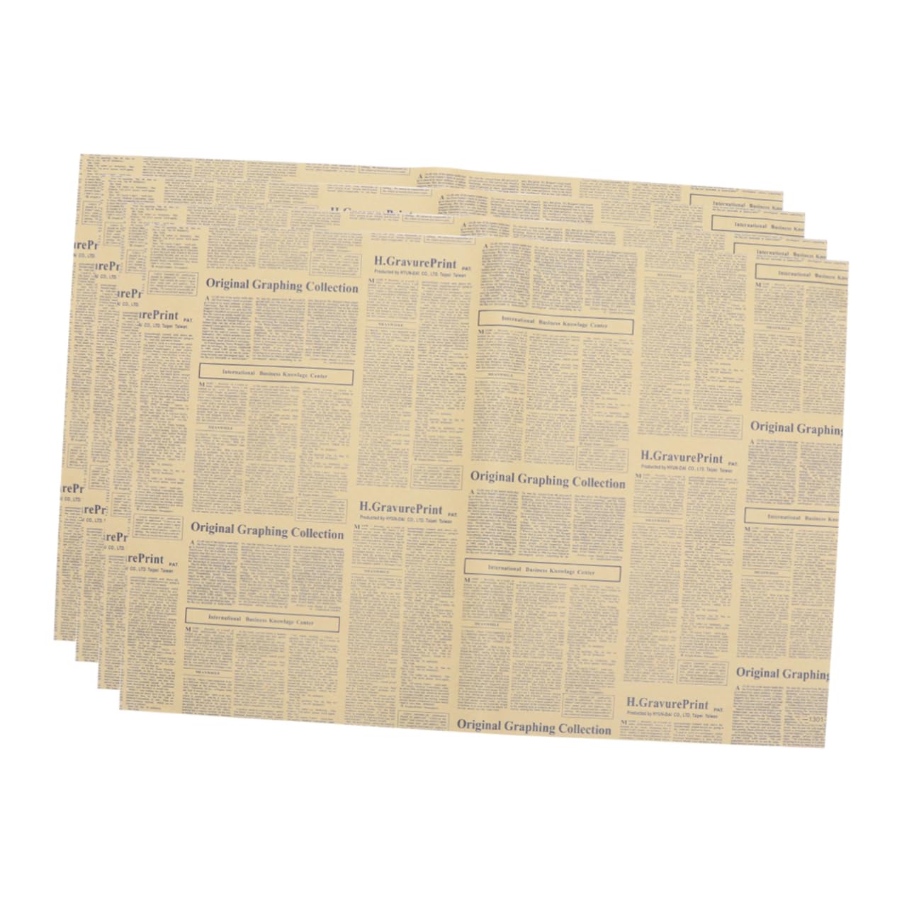 Amosfun Geschenkpapier Zum Basteln Für Blumen 40 Blatt Vintage-kraftpapier