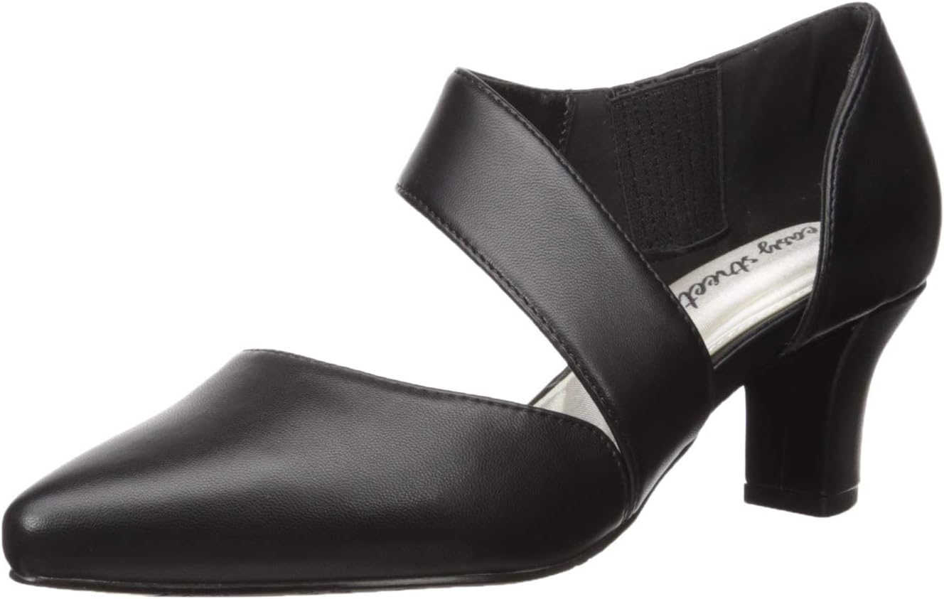 Easy Street Women's Dashing Dress Shoe Pump, Black, 5.5 M US