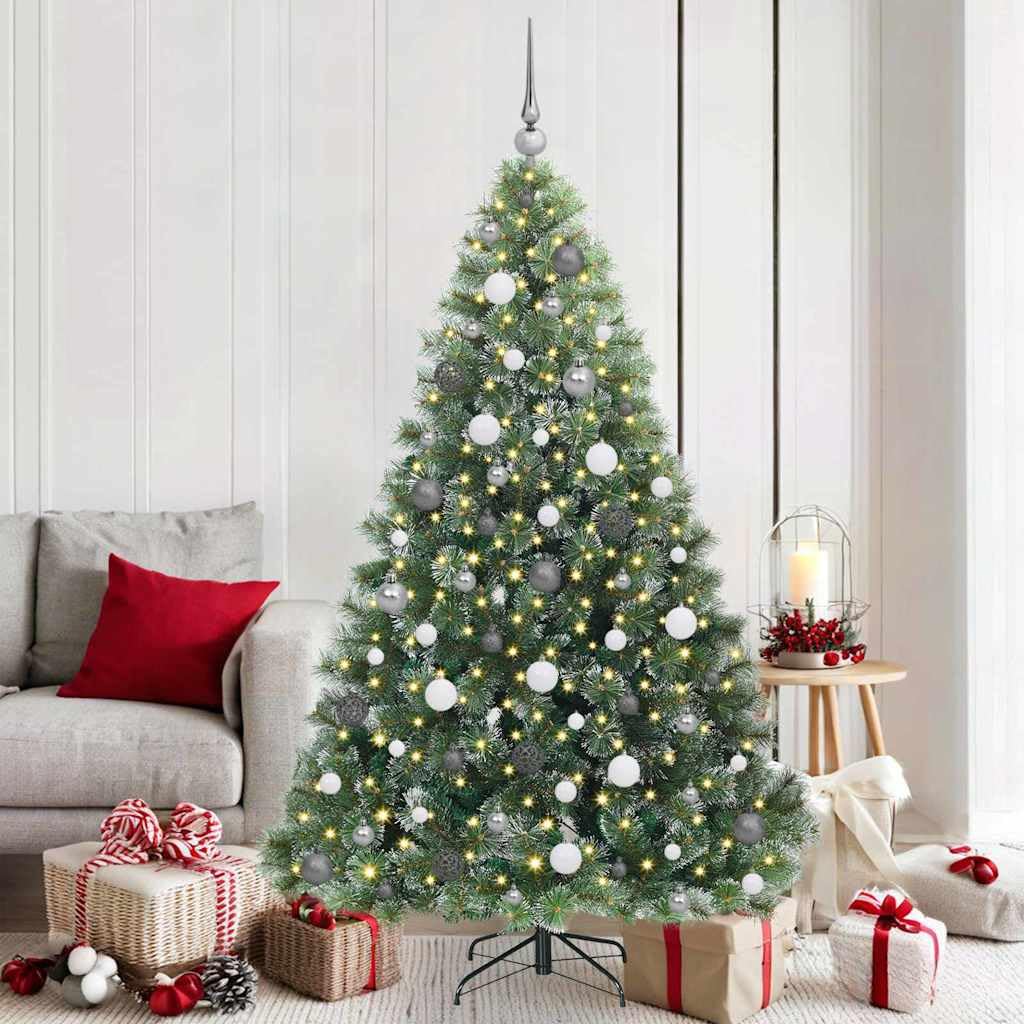 Sapin de Noël artificiel 180 cm pliable pour éviter les aiguilles et simplifier le rangement