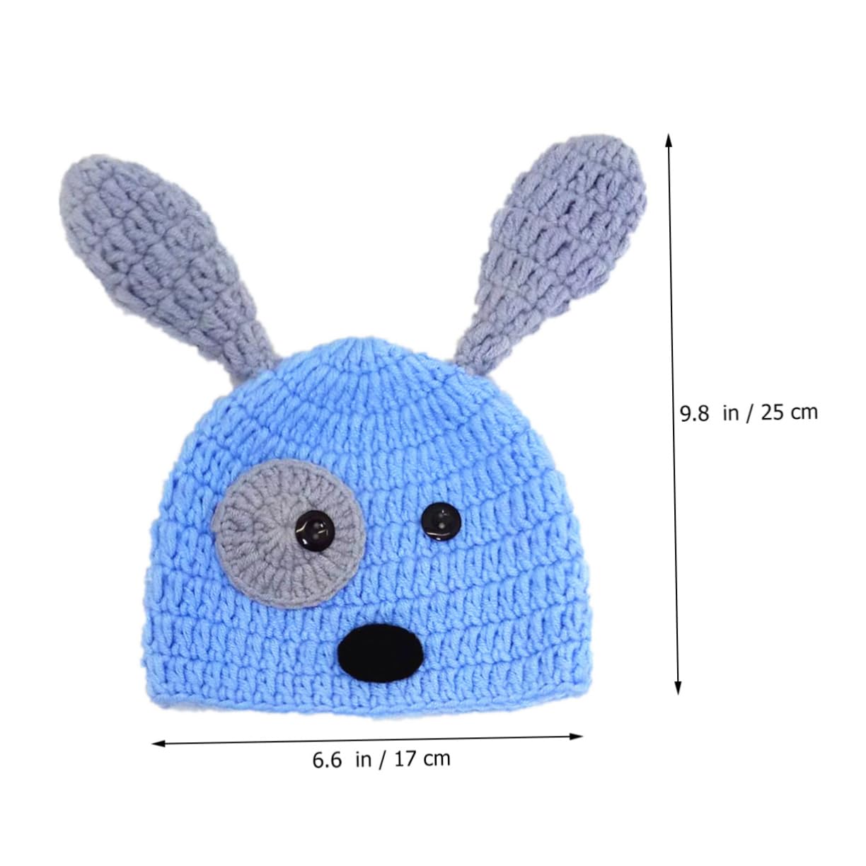 Didiseaon Ropa De De Perrito Para Bebés De Conjunto De Fotografía Sombrero Pantalones Cortos Azul