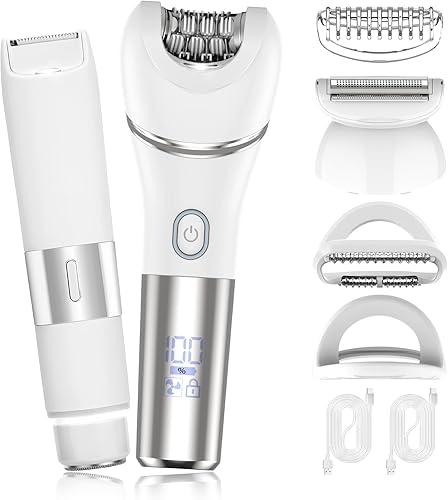 Miniatura 11 de Afeitadora Eléctrica para Mujeres con Recorte de Bikini, Maquinillas de Afeitar Eléctricas para Mujeres, Afeitadora Inalámbrica para el Pubis, IPX7