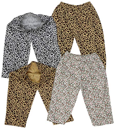 Image of ToBeInStyle Girl's 4 Pack Solid Color Lounging Casual Capri Pants Relaxed Fit