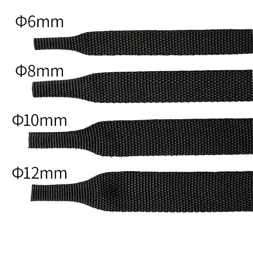 Tubo termorretráctil de Nailon, Funda retráctil for Cable, Funda Protectora for Cable Trenzado 2:1, 1 Unidad(30MMx30 Meters)