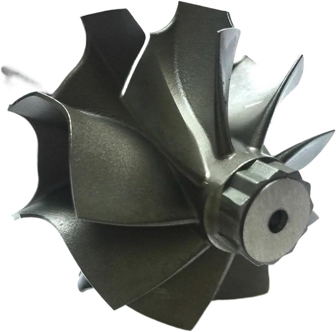 TD04HLR 45.65/52mm 9 blades Reverse Turbo Turbine shaft/Turbine wheel Compatible For Turbocharger cartridge/CHRA/Core