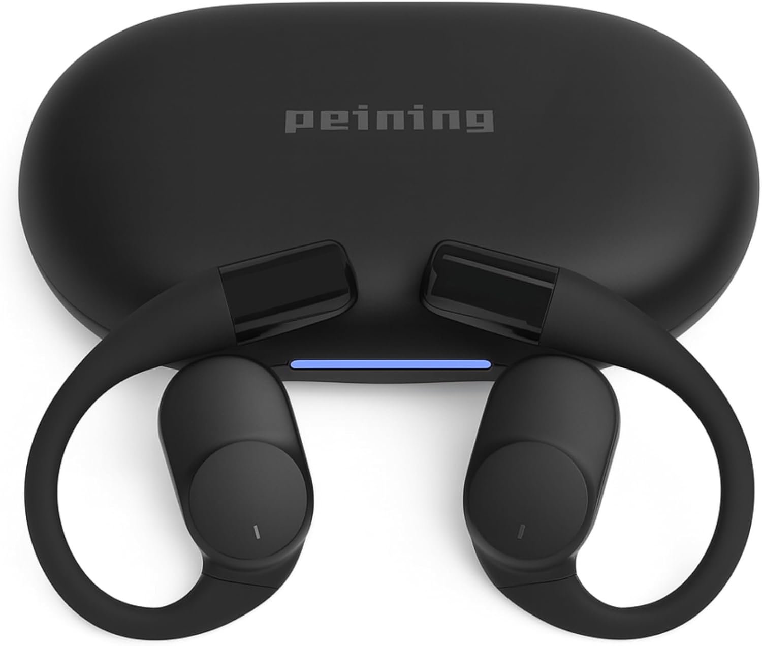 61XJfJv0MmL._AC_SL1500_ Fone de Ouvido, Bluetooth 5.4, IPX4 à Prova D'Água, Com Microfone Embutido. Design Esportivo e Ergonômico, Ideal Para Corridas, Atividades Físicas, Compatível com IPhone e Android, Anti Ruído (Preto)