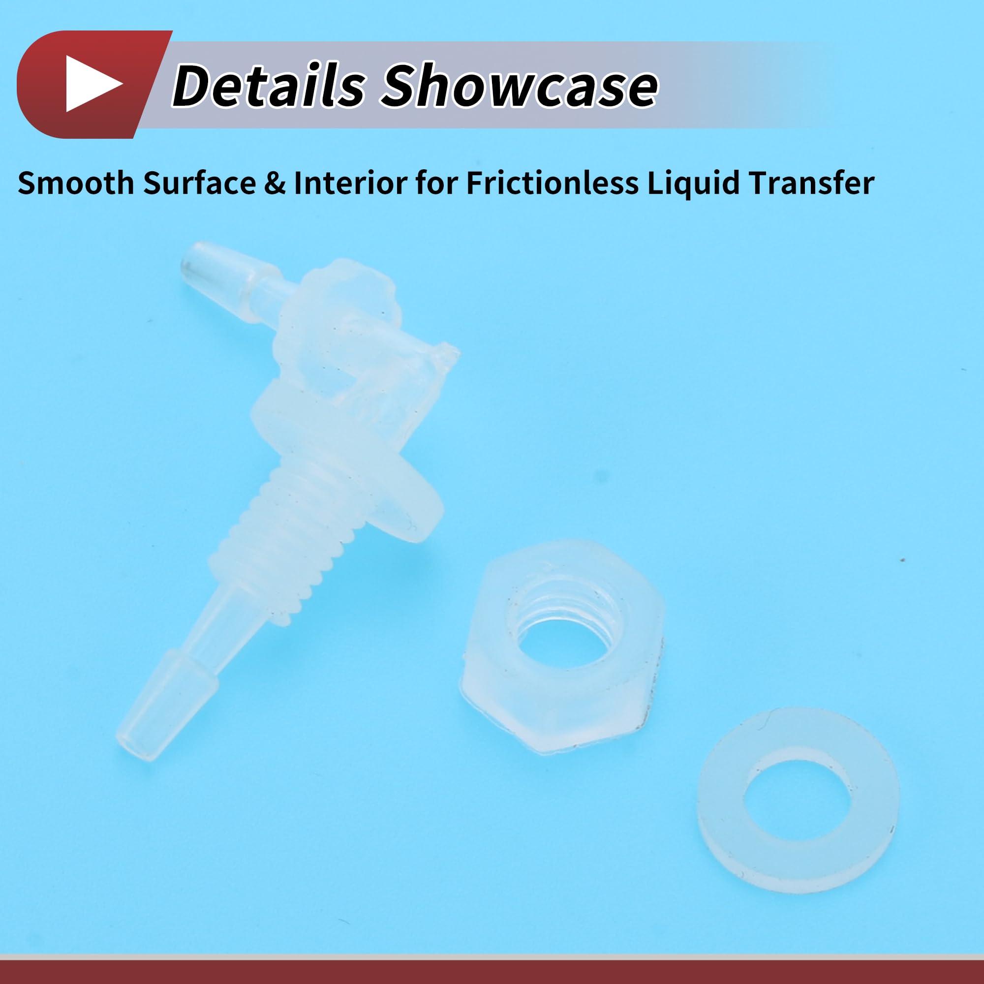 Conjunto De Conectores De Codo De Manguera 1 Set Para Acuario PP | Transparente, 3/32", Compatible Universal, Conexiones A Prueba De Fugas, Para Bomba De Aire