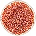 Miyuki Round Seed Beads Size 8/0 22GM - 5 Inch Tube Silver Lined Orange AB 8-1008