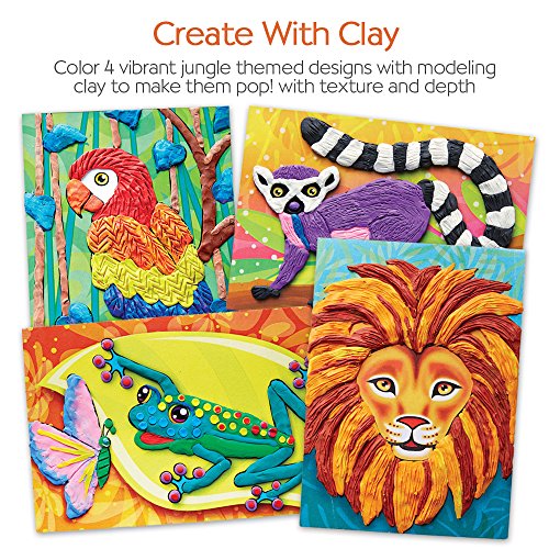 Image of Faber-Castell Do Art Coloring with Clay | Clay Kit with 12 Colors & Tools | Press, Blend & Build | Crafts for Kids, Sensory Activities | Beginner 3D Art Kit (Ages 5+)