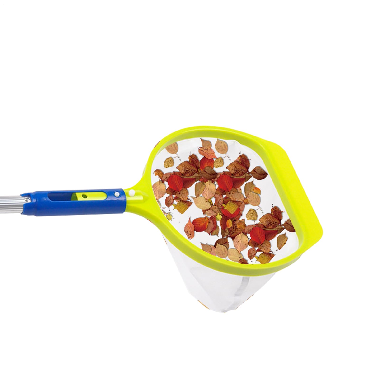 Red para skimmer de piscina con barra telescópica de 75 – 140 cm, fina red de ABS y metal para estanque, piscina, 300 g – Recoge eficazmente hojas y partículas de suciedad