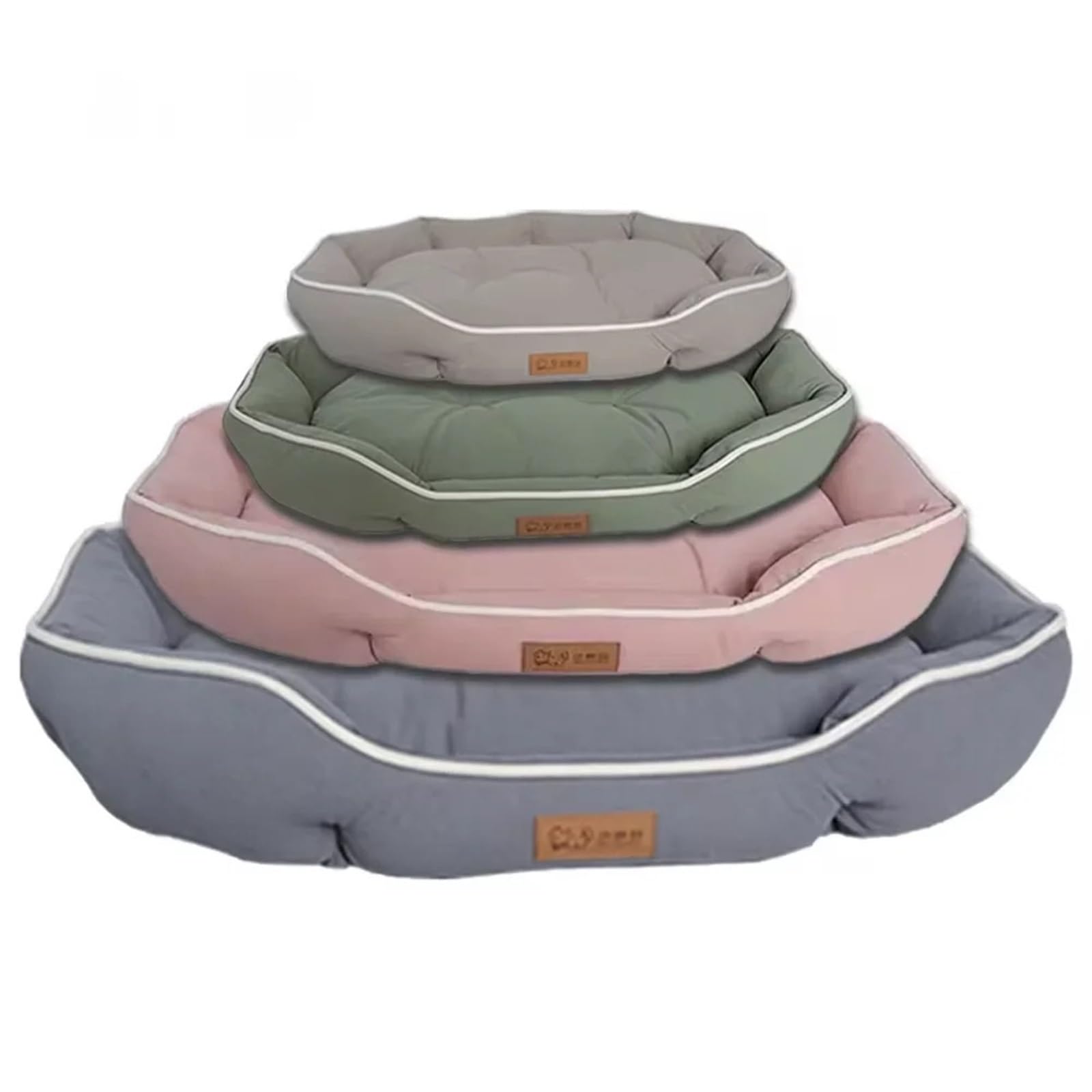Cuccia cane Cuccia for gatti, grande divano for cani, materassino invernale caldo for cani per Animali Domestici(Khaki,L)