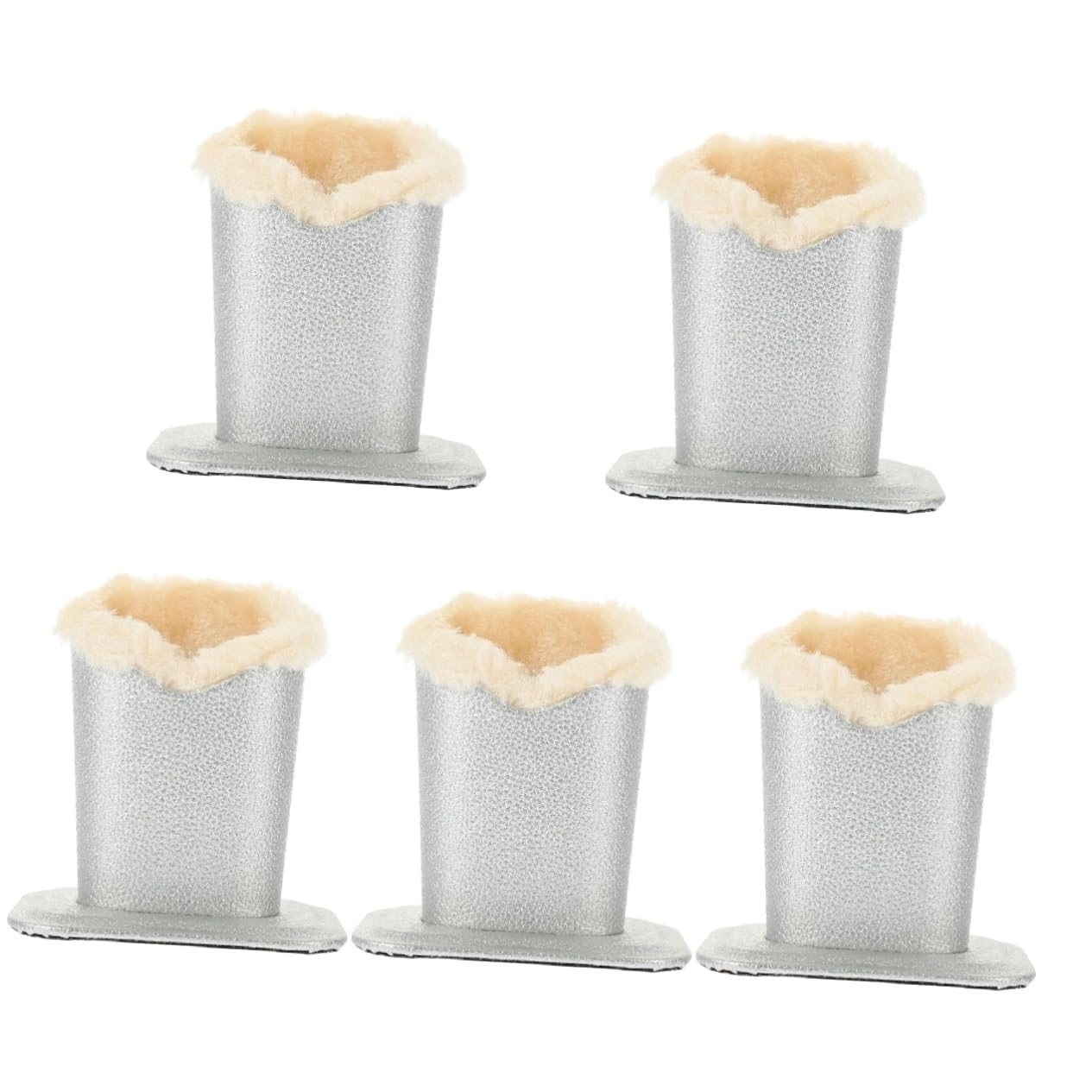 Porte-lunettes de protection en cuir doublé peluche anti-rayures