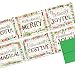 Note Card Cafe Christmas Card with Envelopes | 72 Pack | Blank Inside, Glossy Finish | Quirky Holiday Wishes | Set for Holidays, Winter, Gifts, Presents, Secret Santa, Work Parties