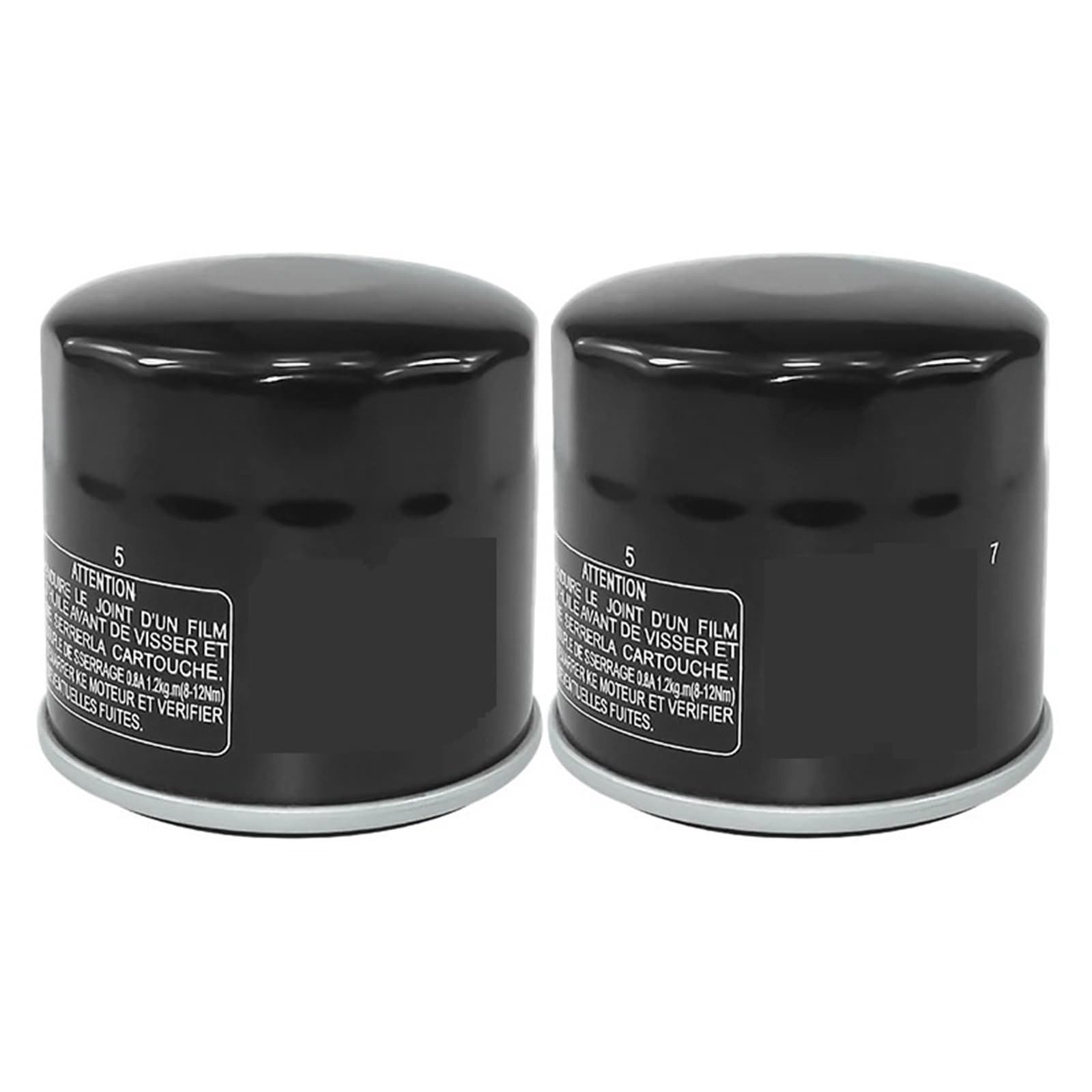 Filtro olio per motociclette Adatto per Suzuki GSX600F Katana GSX1200 Inazuma GSX1250F BKing GSX1300R Hayabusa GSX1400 Filtro olio per moto(Black-3 pcs)