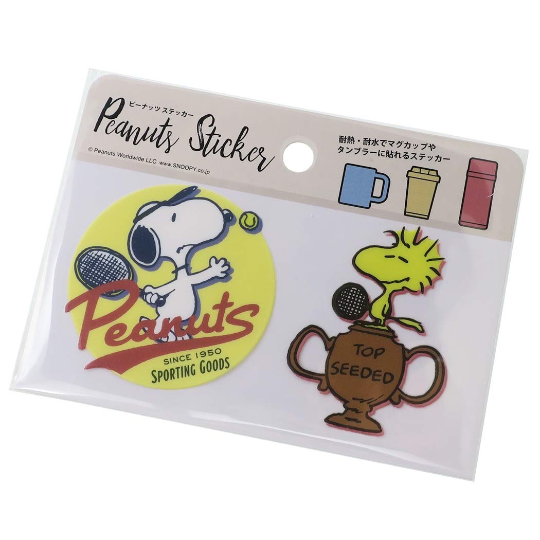 Amazon.co.jp: スヌーピー[ステッカー]耐熱耐水 ステッカー/テニス