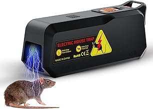 Elektrische Mäusefalle, Rattenfalle Elektrisch Eine Hochspannung von 1800 V tötet Mäuse sofort und schmerzlos, Mausefalle für Drinnen, Küche - Wirksam für Kleine Mäuse