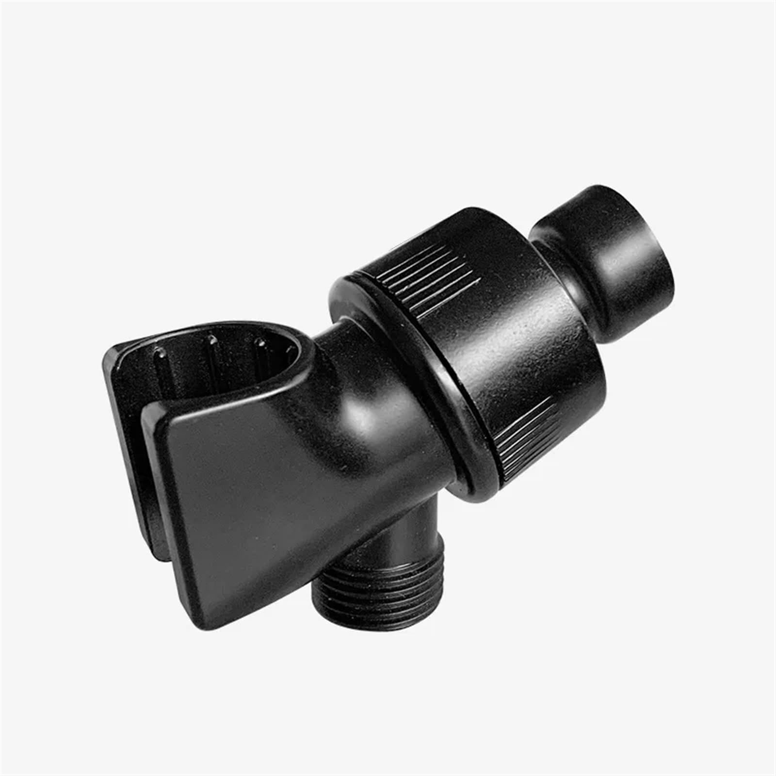Msfhtgf Black Shower Head Bracket， Handheld Shower Head Arm Holder Adjustable Bracket