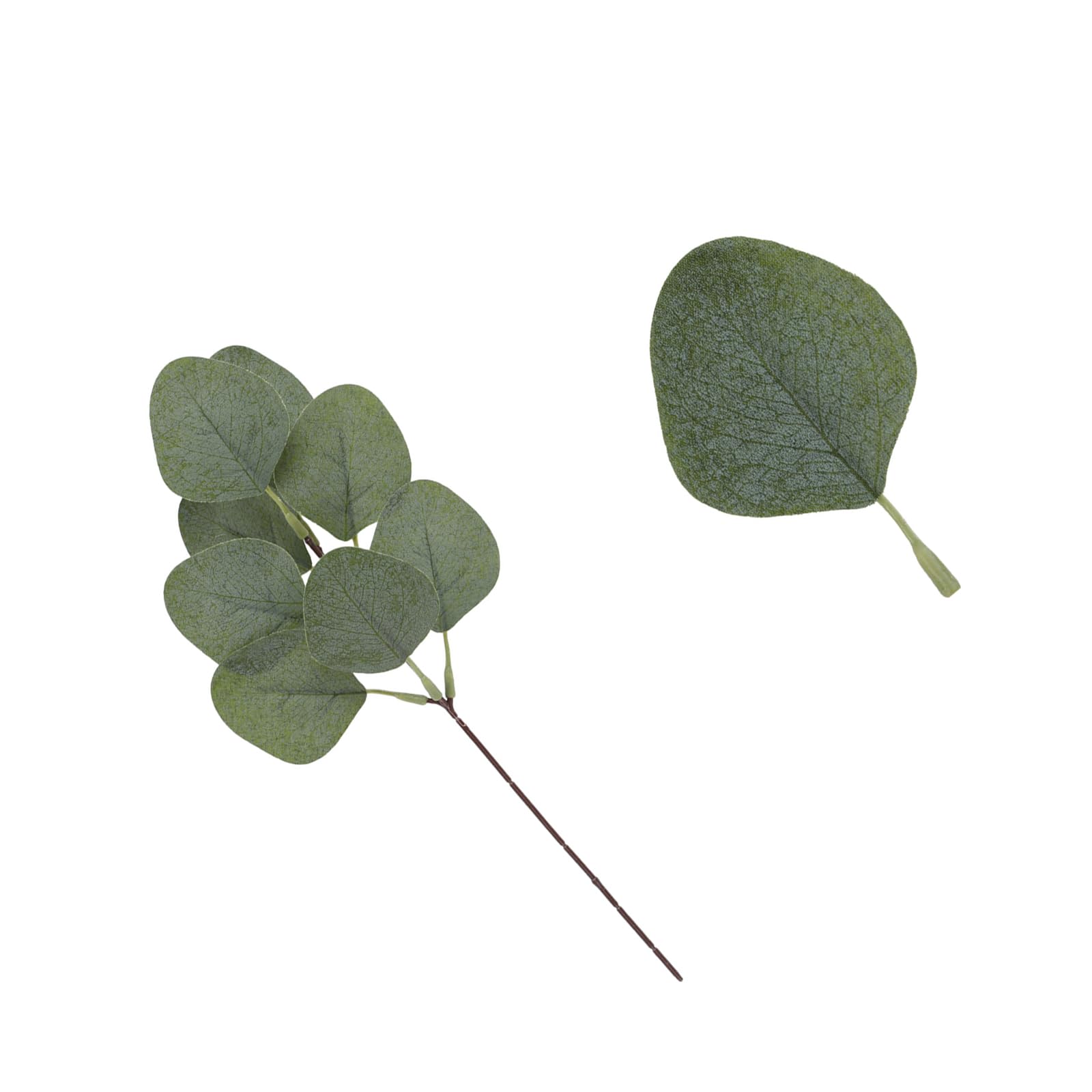 Piceioep 12Pcs Artificial Leaves Branch with Realistic Berries for Home Hotel Decoration Vase Display and Wedding Bouquets Leaves