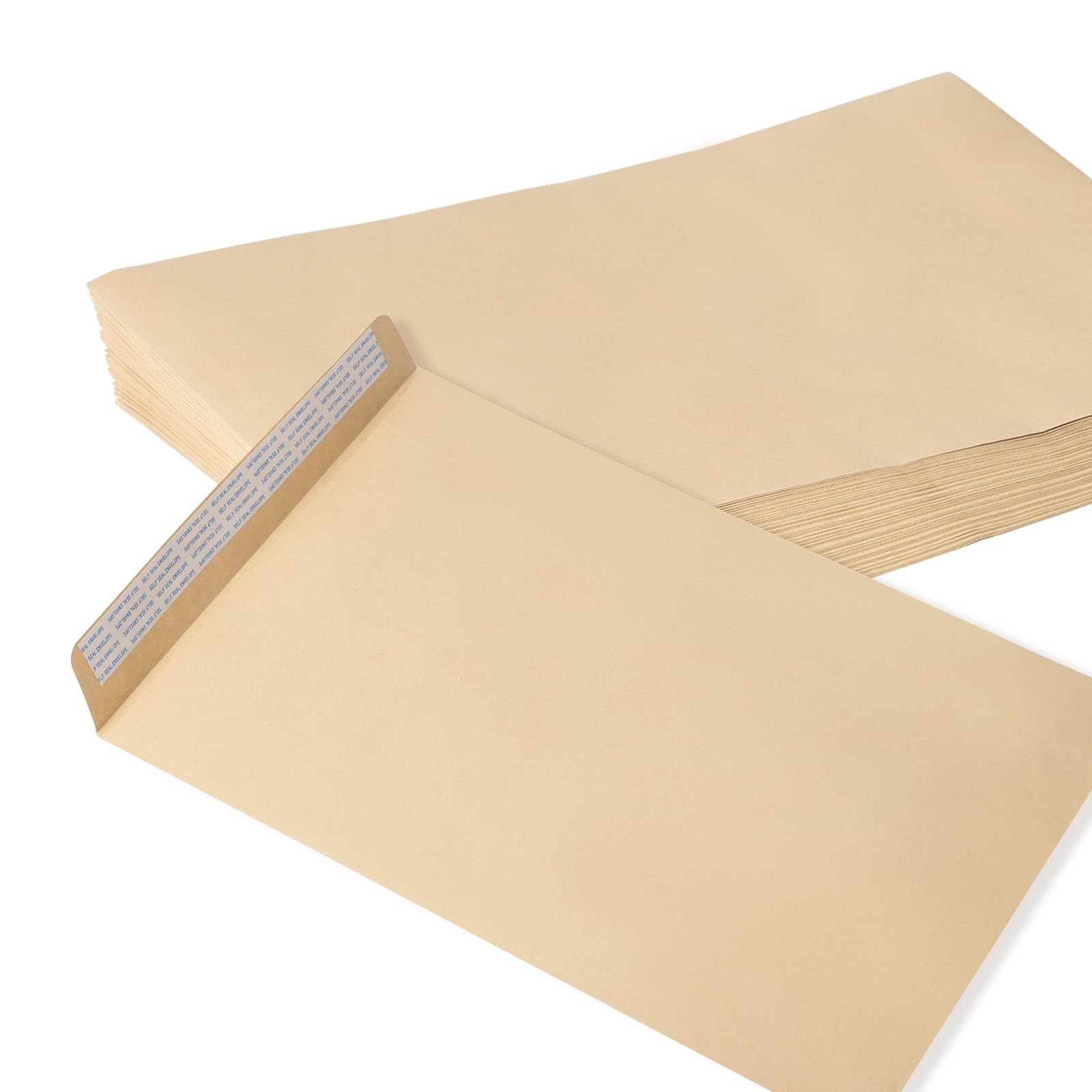 50 kopert DIN C4 brązowe 229 x 324 mm duże koperty bez okna 90 g duże koperty proste samoprzylepne litery duże koperty A4 koperty komercyjne duże koperty