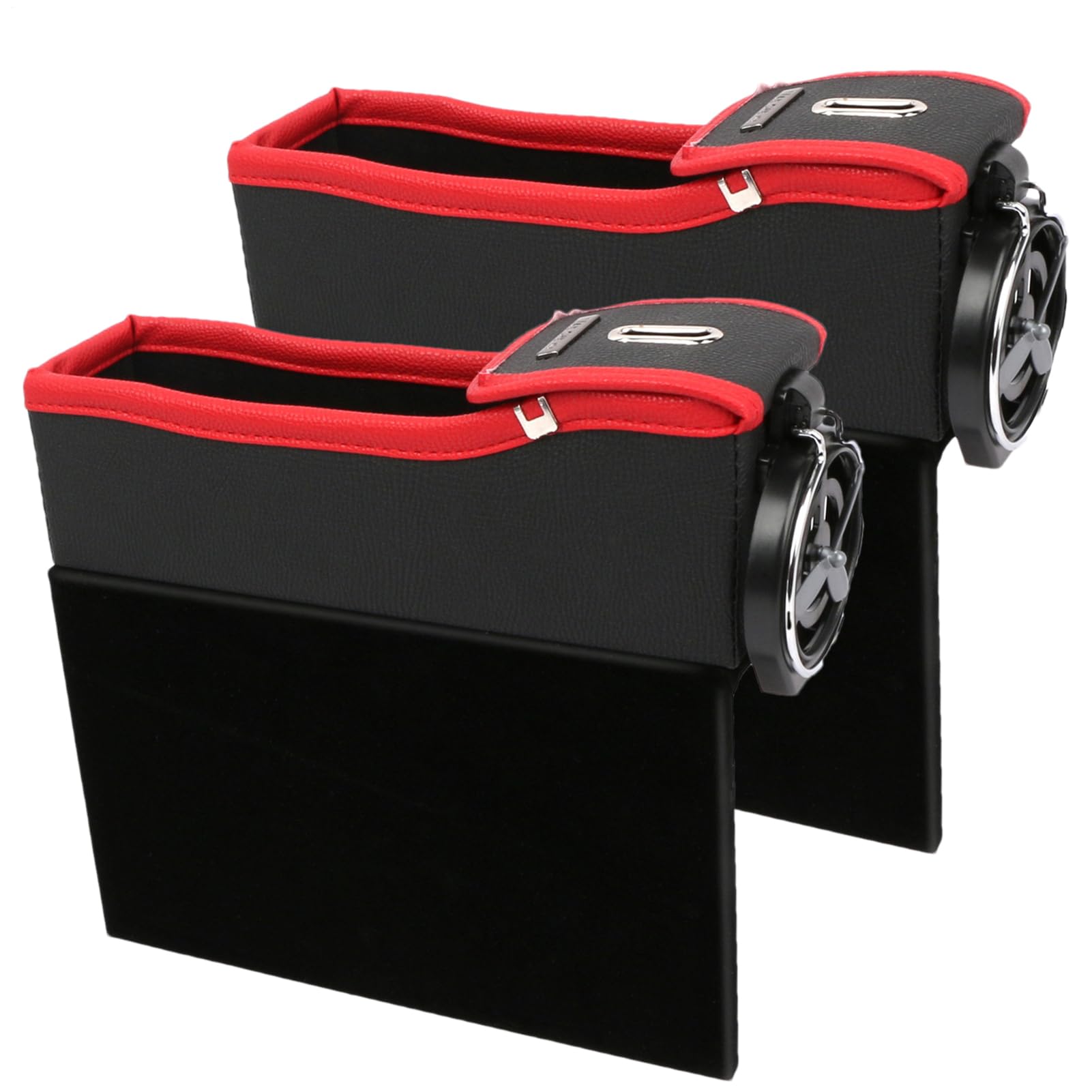 Organizer Per Fessura Sedile Auto Filler Laterale Portabevande | 2 Tasche Extra Laterali Console Portaoggetti Per Telefoni, Occhiali, Chiavi E Carte, Veicoli