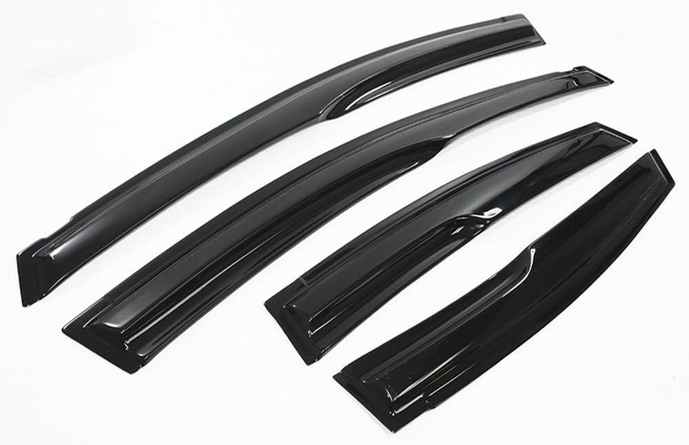 JDM 3D Style Smoked Window Visor Vent Shade Compatible with 2010-2015 Toyota Prius ZVW30
