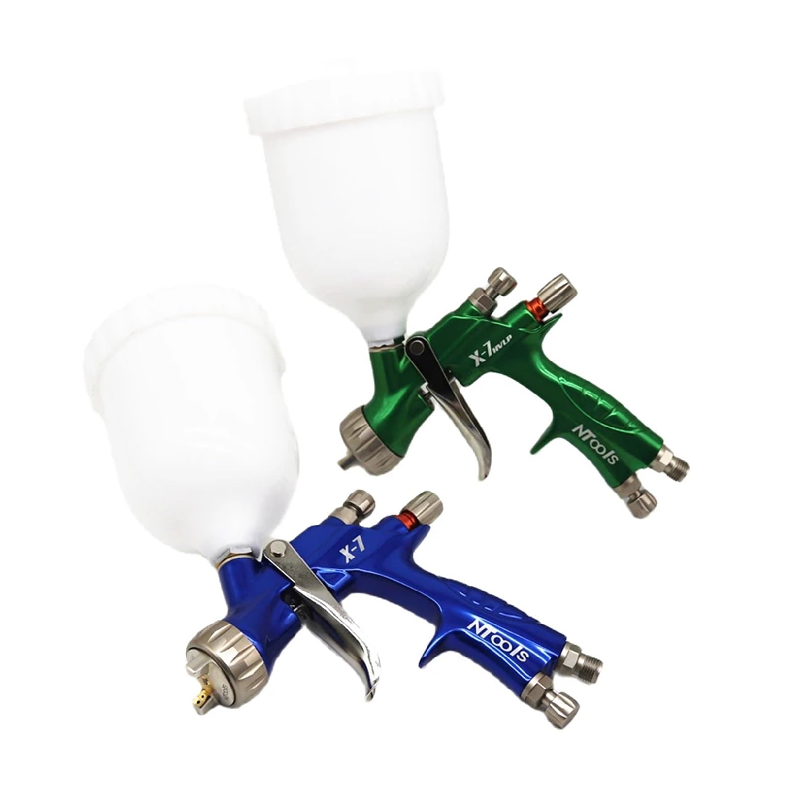Pistola pulverizadora de 1,3 mm con Filtro Aire y Conector Manguera Giratorio 360 ​​Grados Herramientas neumáticas Pintura for automóviles Alta atomización Aerógrafo(RP1.3)