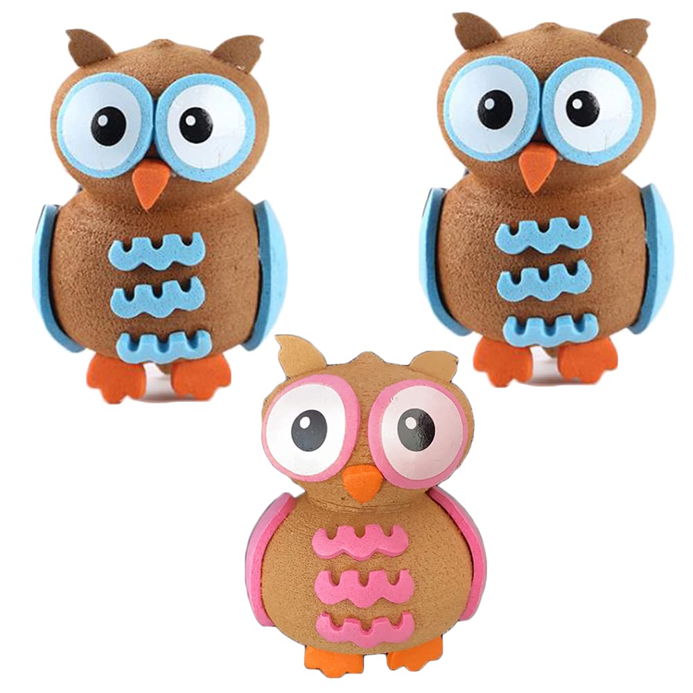 3 Pcs Car Aerial Balls Car Antenna Toppers Anti-collision Doll Decoration Balls Antenna Hats for Car Antenna Random Color