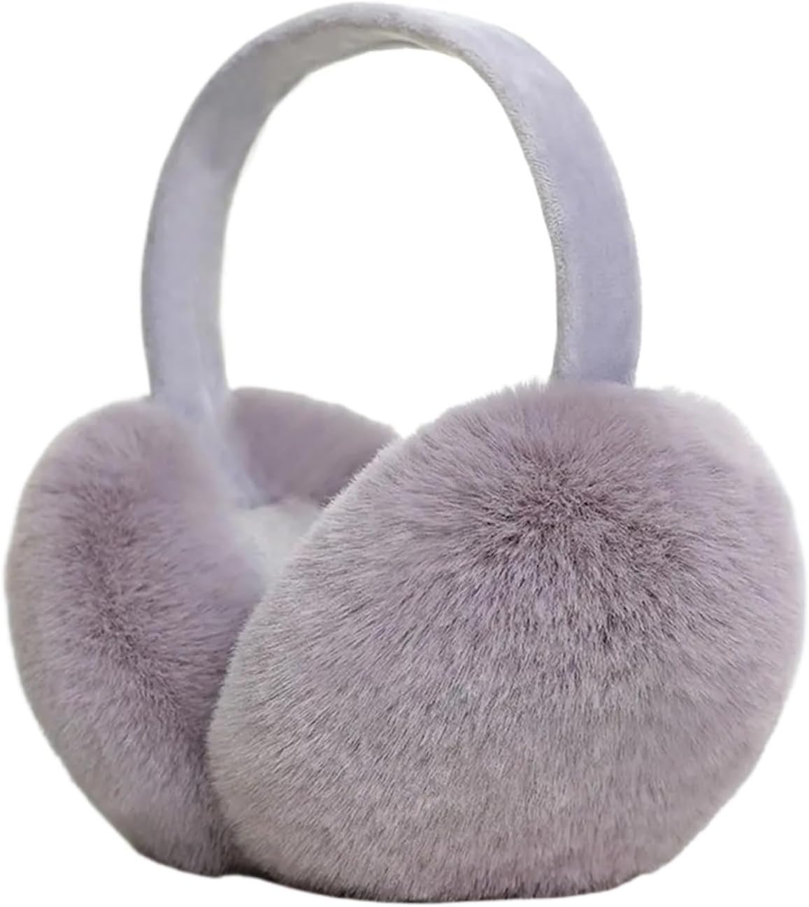 Plush Ear Warmer with Thick Winter Earflaps - Keeps Ears Warm (Black)