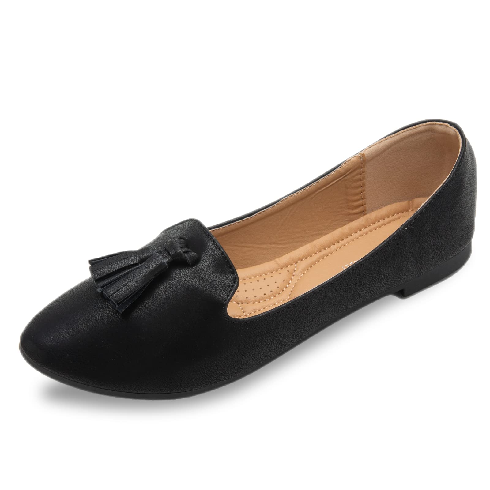 Sixth Street Womens Casual Comfortable and Lightweight Ballerina Ballet Flats - Black - (Size-38)-SXT 009 (B0BB1R1BFV) Amazon Price History, Amazon Price Tracker