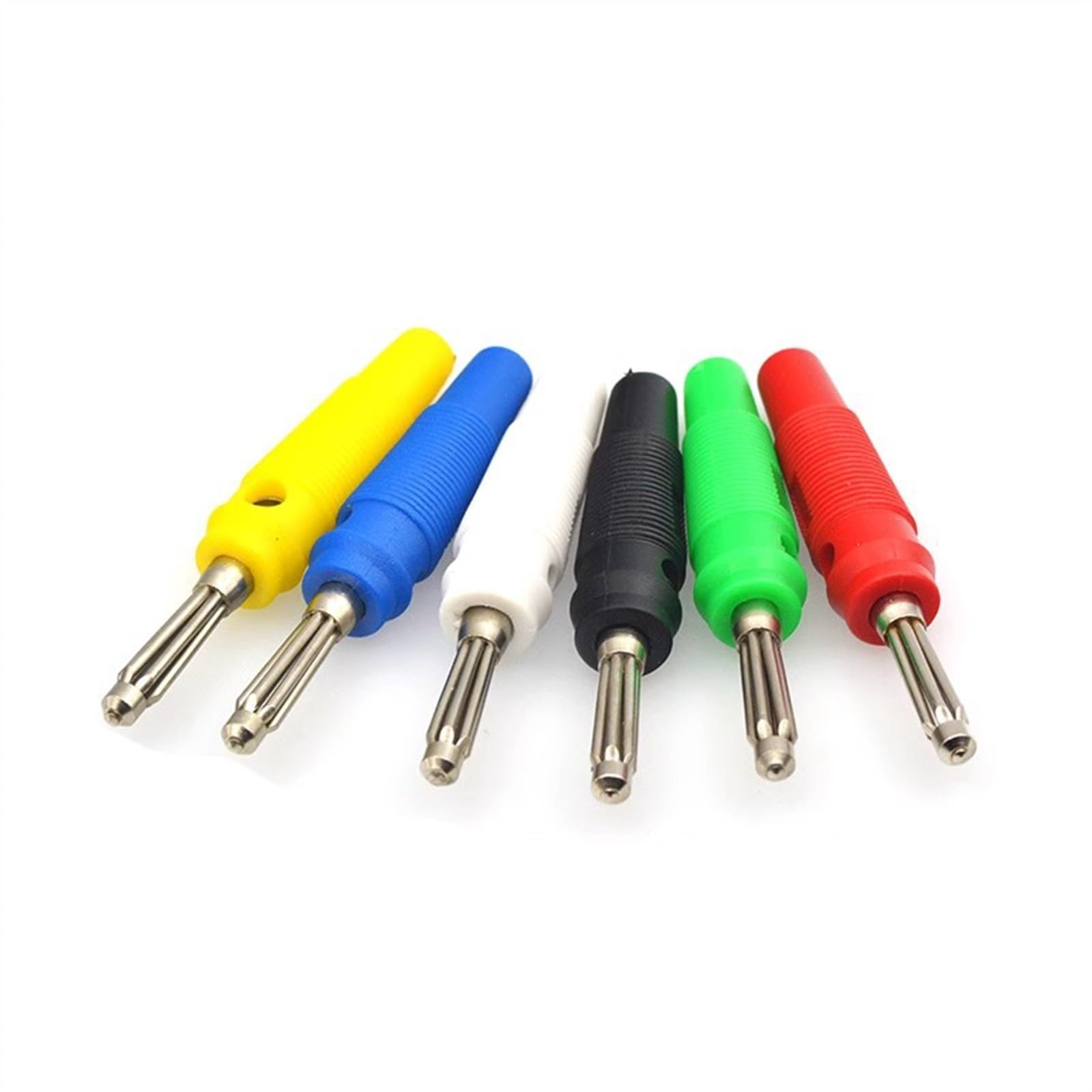 20 sztuk/partia 4 mm wtyk bananowy głośnik przyłącza wzmacniacz Binding Post Banana Jack wtyk do zacisków kablowych (czerwone, 20 szt.)