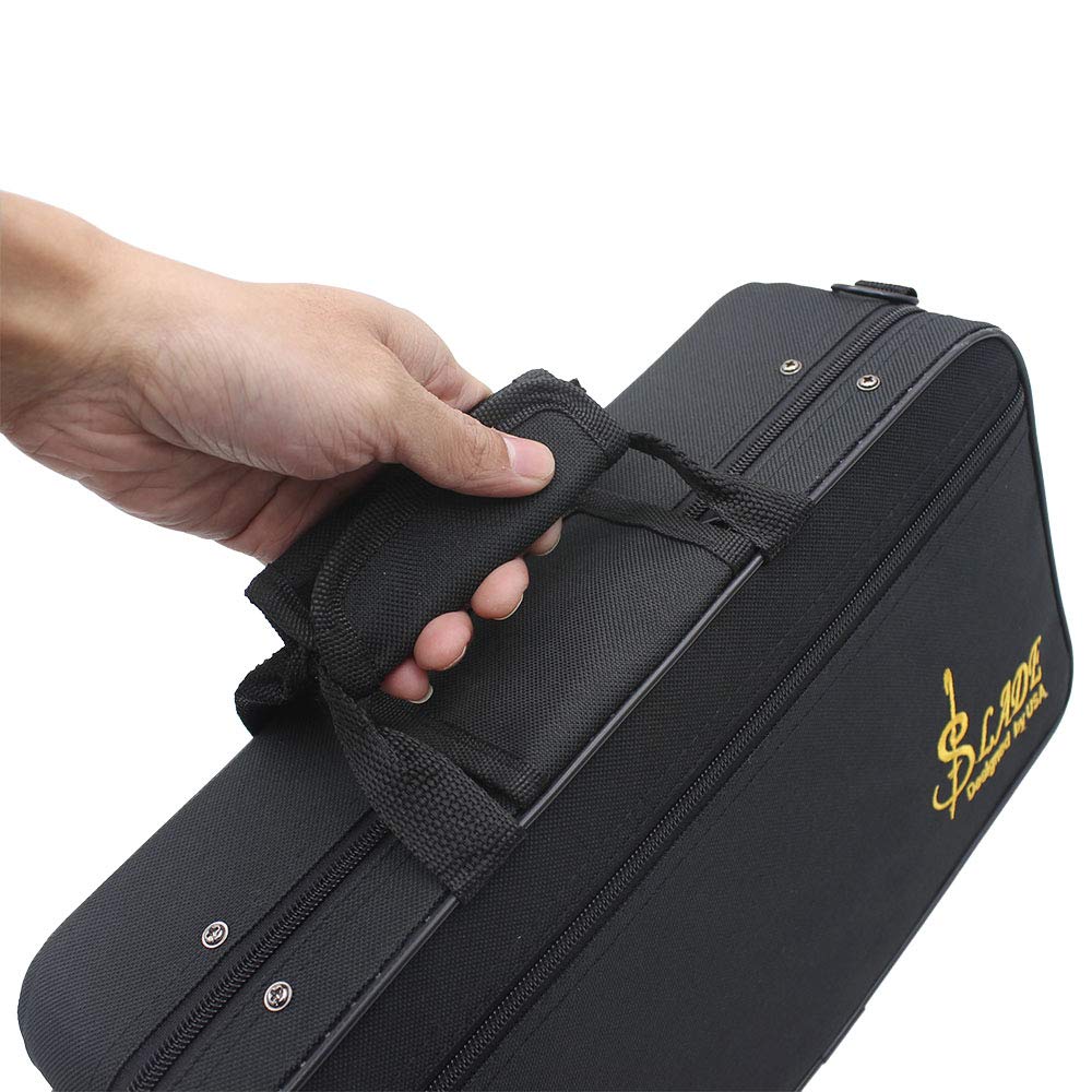VIDOO Schaum gepolstert verdickte Oxford Tuch Tasche Klarinette Box Fall mit Griff Band Schutz Teile Coupon 9db38e