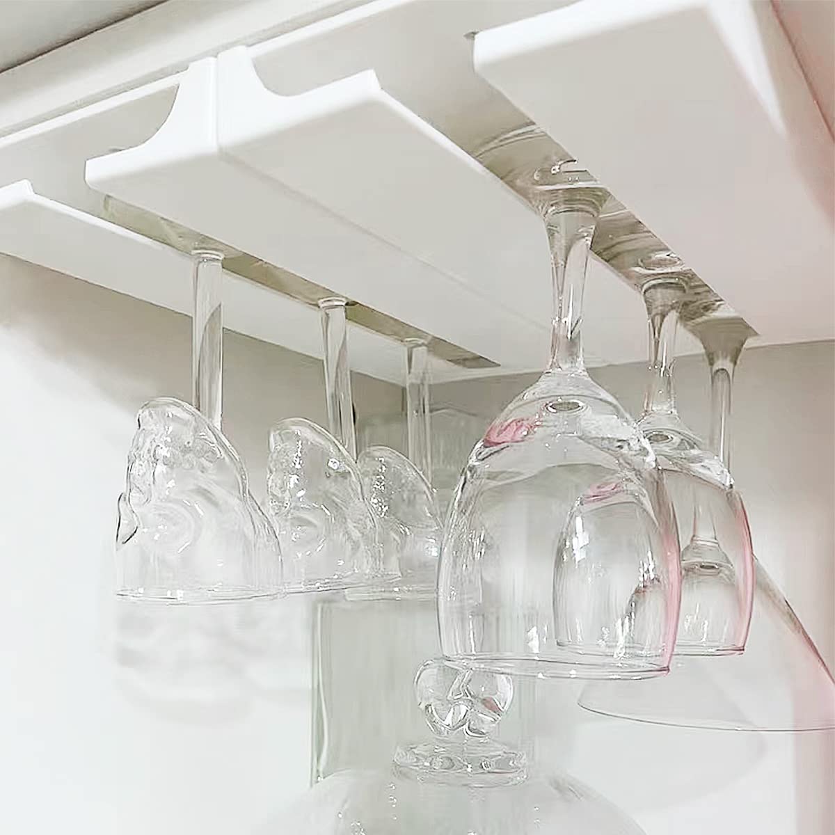 Anicy Supporti Appendibili Per Bicchieri Da Vino - Organizer Pratico Per Cucina, Bar E Ristorante - Foto 5