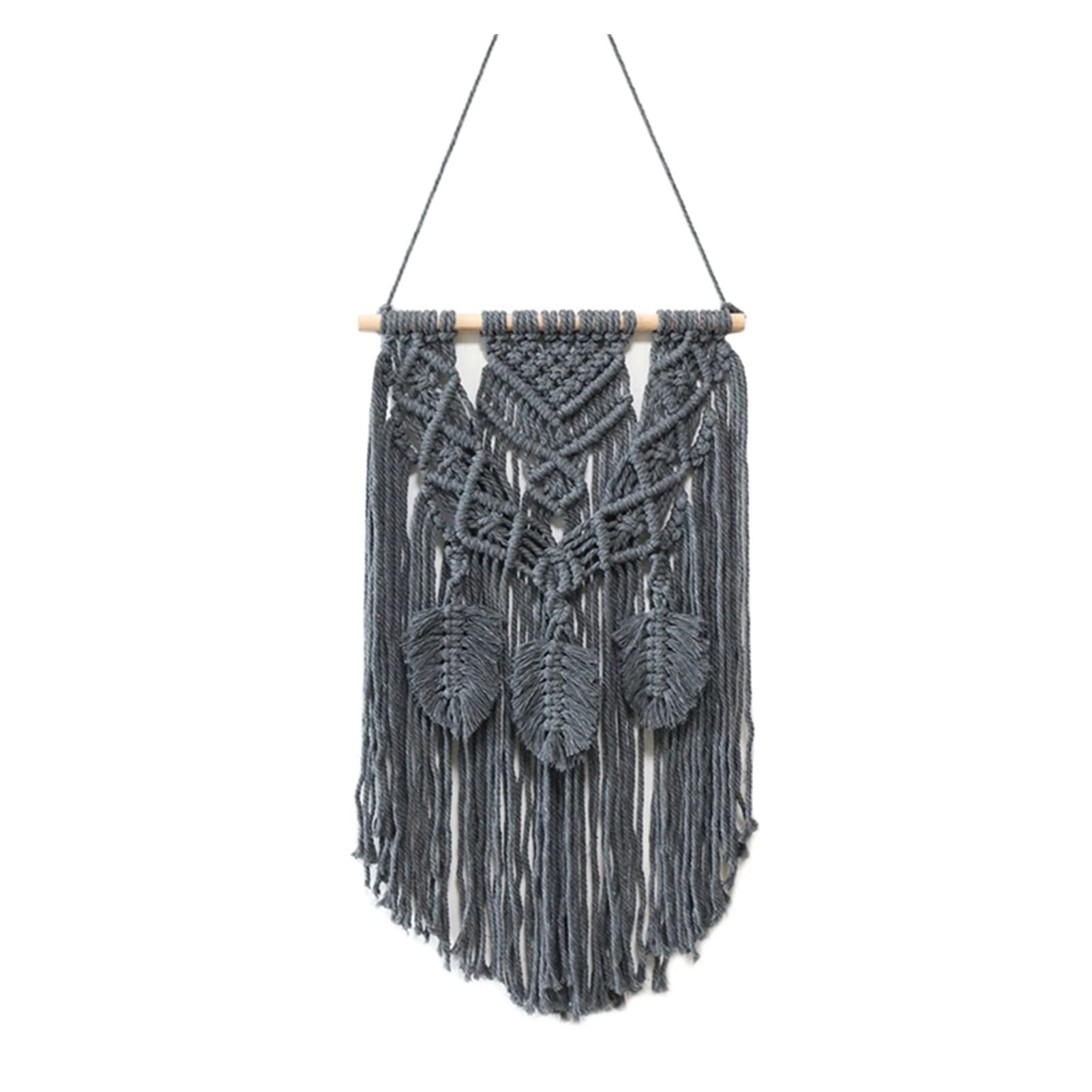 CRYSEU Tapestry Macrame Bohemian Tapestry Wall Hanging Decor