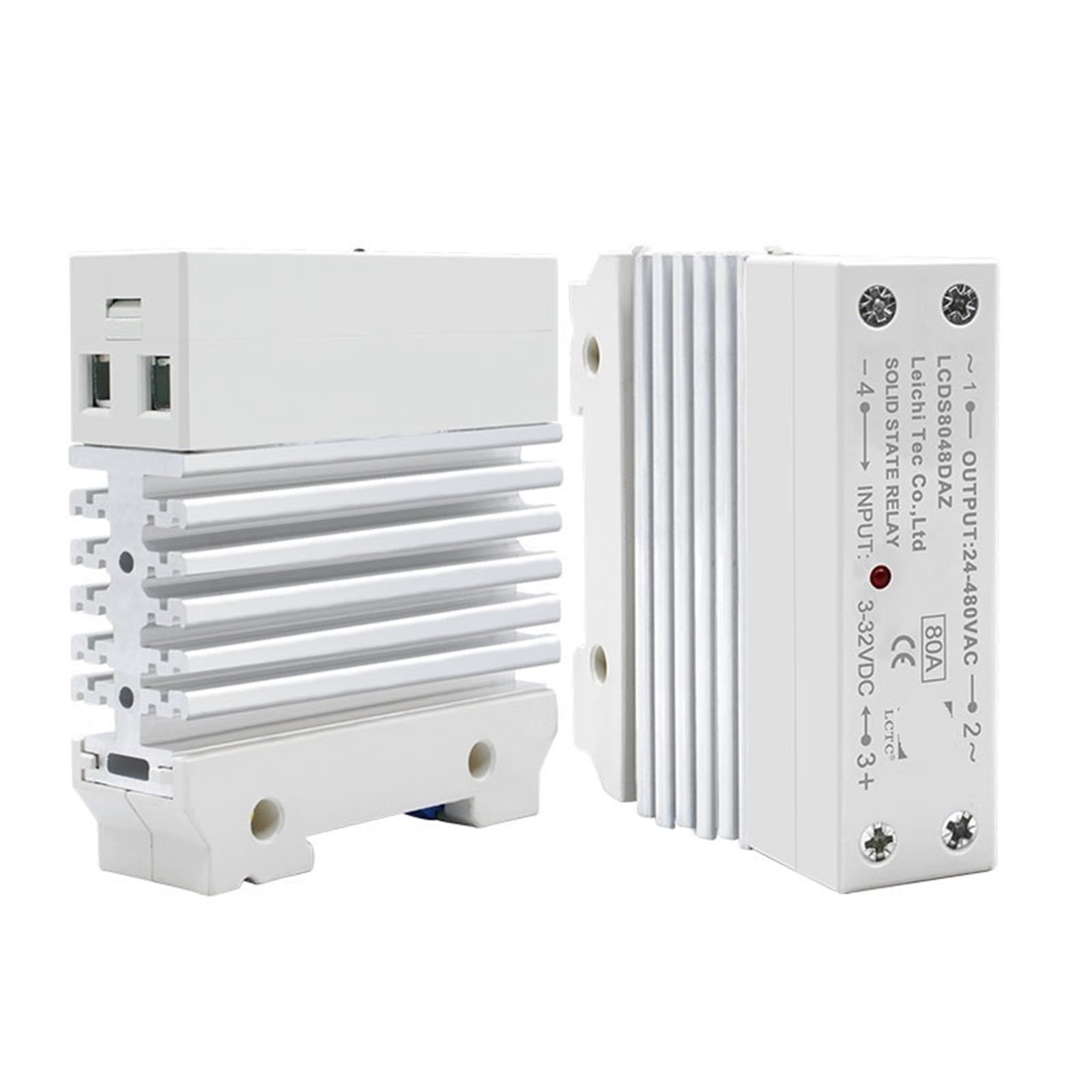 Relais statique mince SSR 50A dissipation thermique optimisée format compact rail DIN - 4