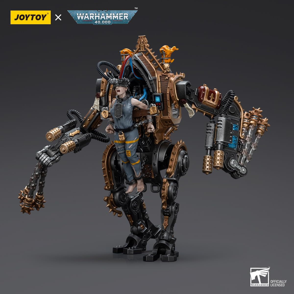 TOYVERSE JOYTOY 1/18 Actionfigur Warhammer 40,000, Adepta Sororitas Penitent Engine with Penitent Flails, Mobile Gelenke Charaktermodell, 24CM, 15 Jahre und älter