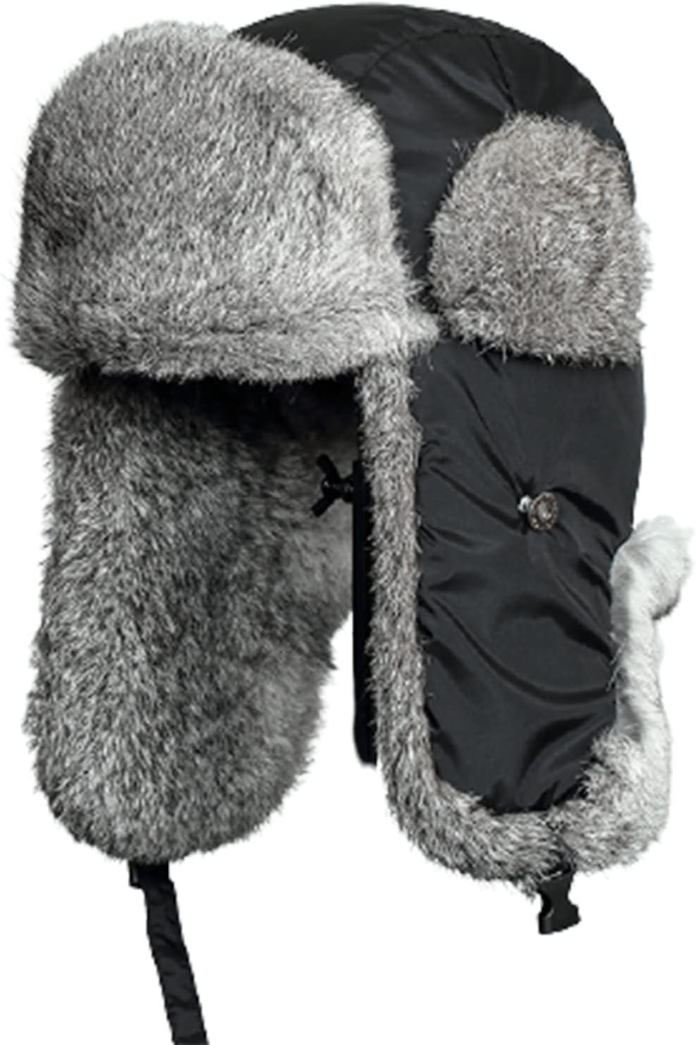 実物 現役ハンガリー警察冬用防寒帽 耳当て付 温かい 実物現役