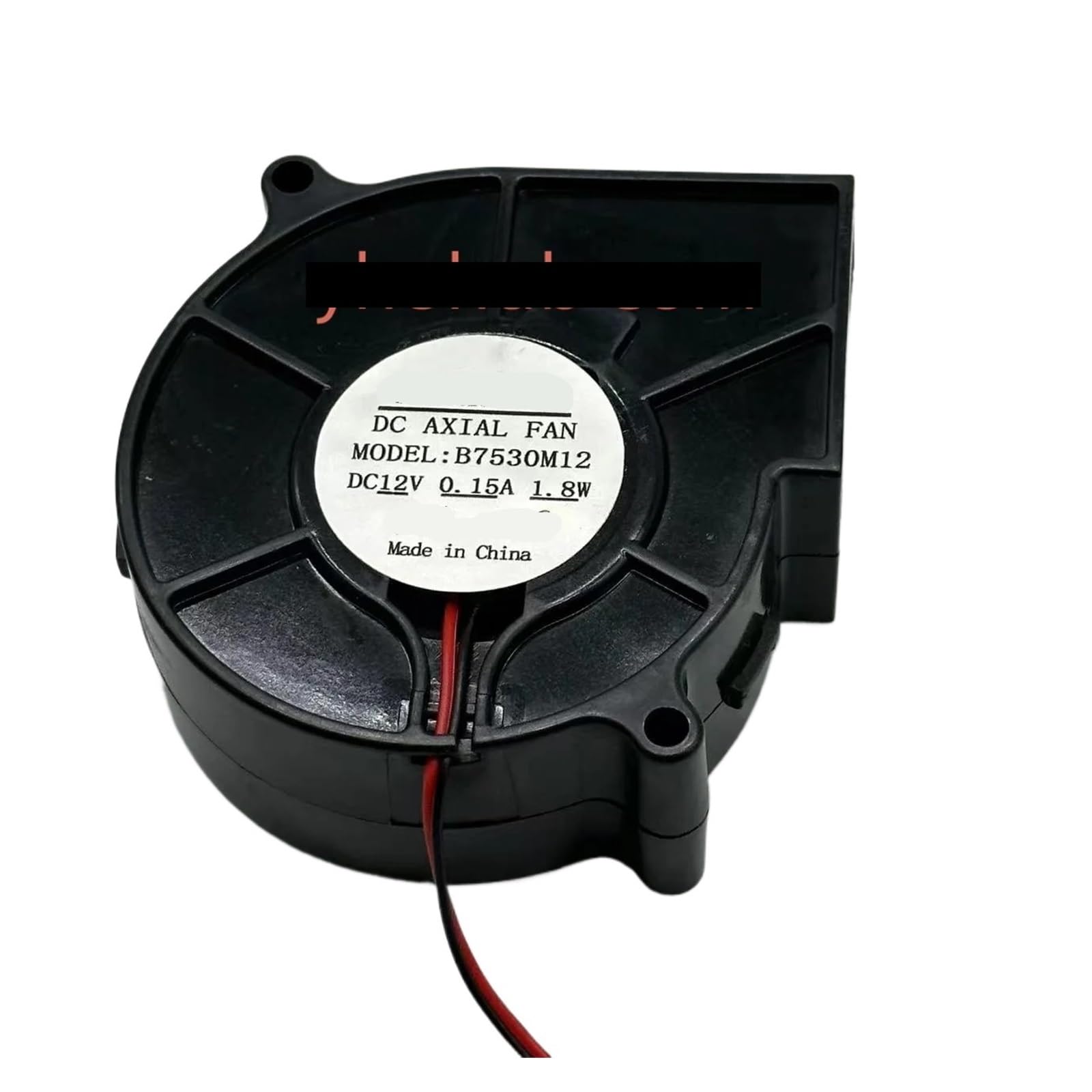 UITGVDQAT B7530M12 DC 12V 0.15A 75x75x30mm 2-Wire Server Cooling Fan