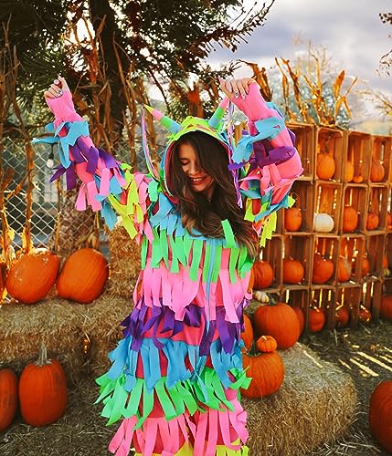 Tipsy Elves Halloween Costumes for Women - Bright Multicolored Pinata Jumpsuit Funny Halloween Costume Adult Onesies3