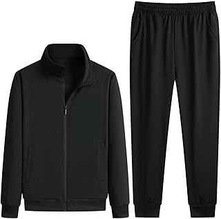 Breathable 2-Piece Men's Sports Suit for Spring/Autumn Jogging & Gym