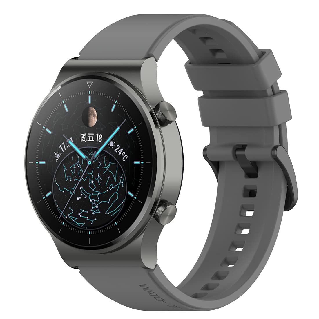 Tosenpo - Pulsera compatible con Huawei Watch GT2 Pro (silicona, 22 mm)