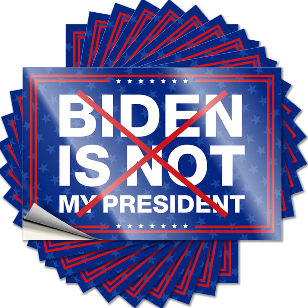 Biden is Not My President Book Funny Garden Decor - Quote Hat Removable Vinyl Decal(8X12CM)