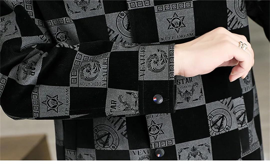 Męska kurtka sztruksowa, slim fit, biznesowa, klapa, odzież uliczna, płaszcz