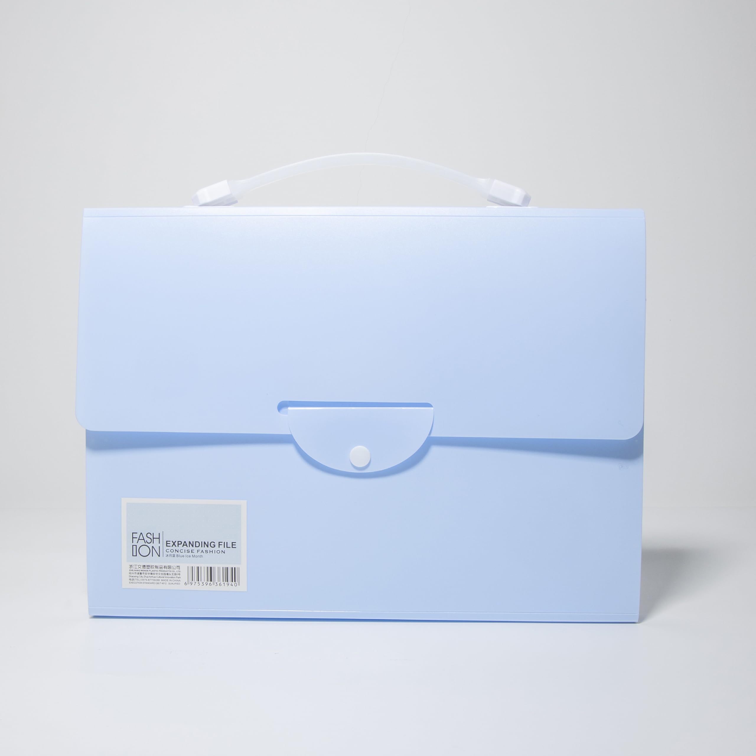 GLUN® Archivador Expanding File A4 Size Sheet Hard Front and Back