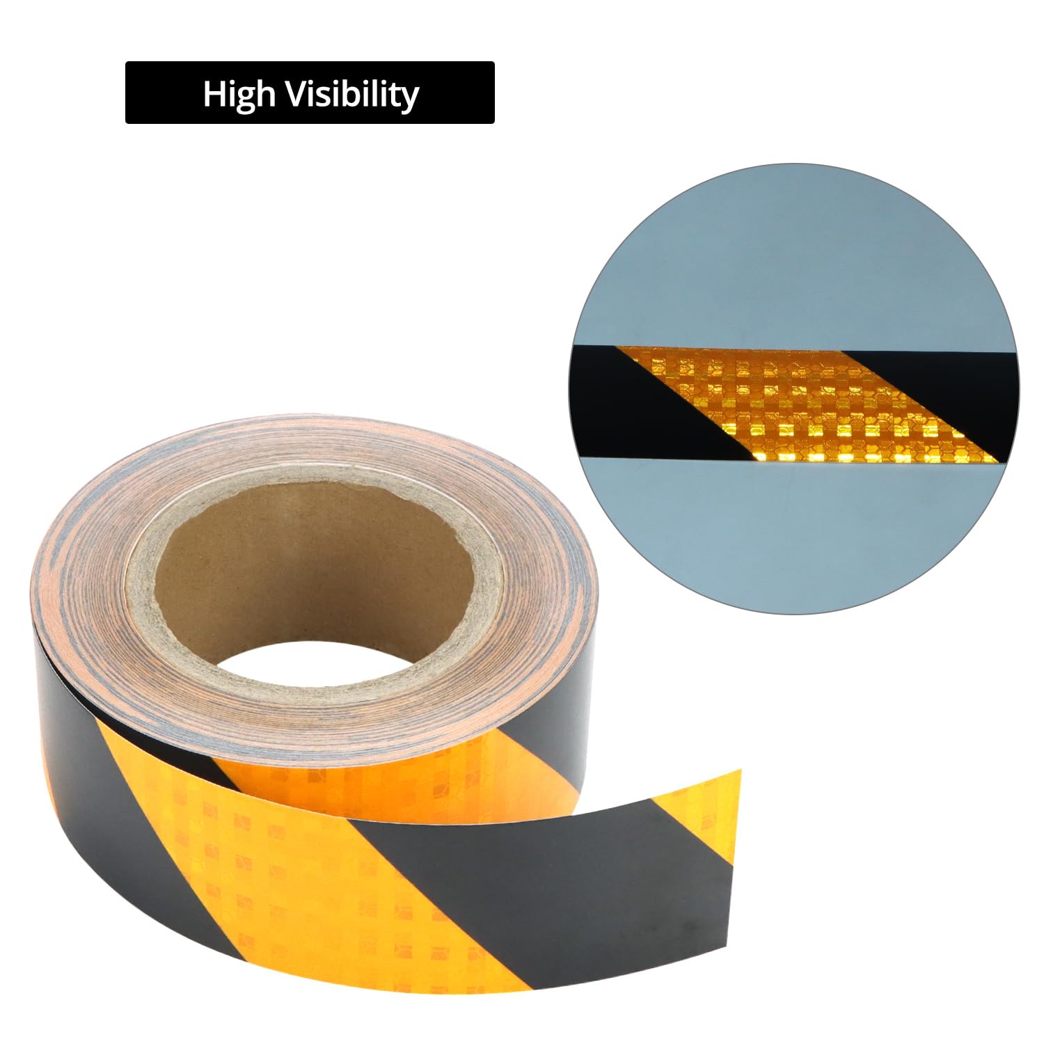 Ruban Réfléchissant Autocollant - 5 Cm X 10 M - Imperméable PVC - Pour Véhicules, Casques, Poussettes - 7