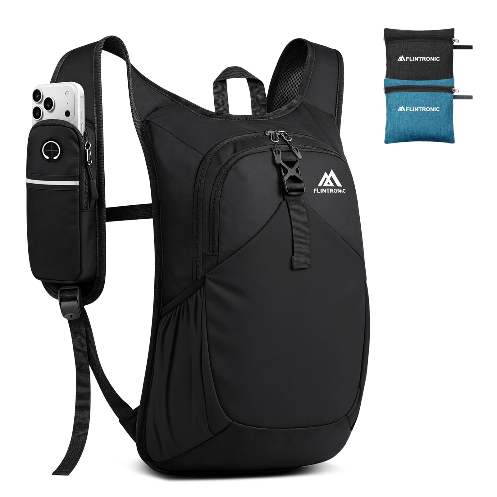 flintronic 18L Zaino Trekking Pieghevole, Impermeabile Zaino Ultraleggero, Zaini da Escursionismo, Zaini Ripiegabile Tasca Multipla, Sport All'aria Aperta, Arrampicata, Escursionismo, Campeggio