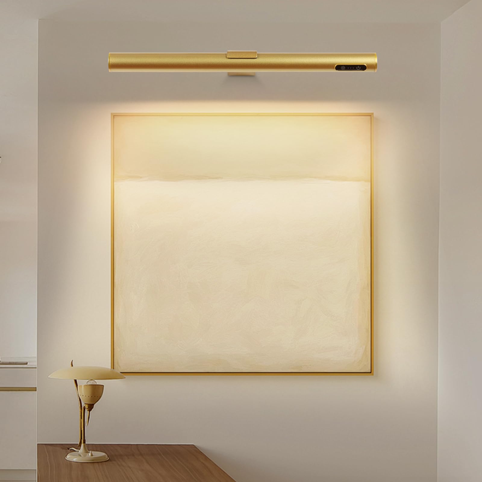 Lampada da parete senza fili,Luci da esposizione led con telecomando,applique da parete con 3 modalità di illuminazione,lampade per quadri con timer,per quadro,affresco e freccette,statue