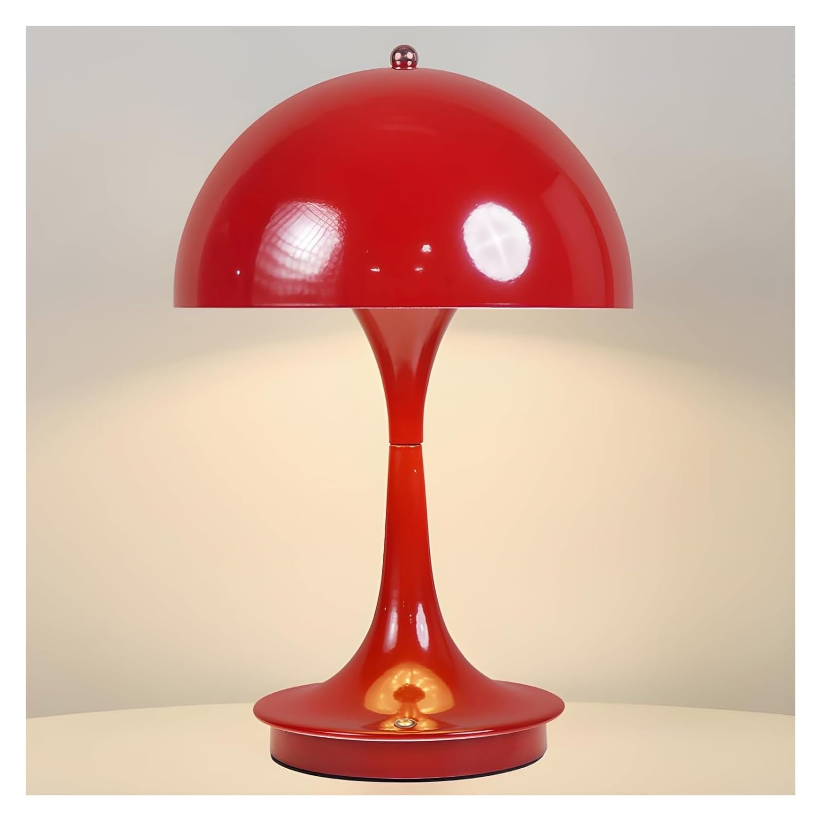 Lampada da tavolo a LED ricaricabile con controllo touch, 3 livelli di luminosità, design retrò, wireless e portatile, per comodino e soggiorno