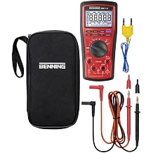Benning MM 7-2 True RMS Digital Multimeter Digital Display Max. Voltage Measurement Range DC 1000 V Optical and Acoustic Socket Control 44690