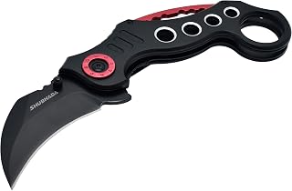 SHUBHADA Gift for Father,Hunting Sharp Raptor Claw Knife,Spring Assisted Folding Pocket Knives